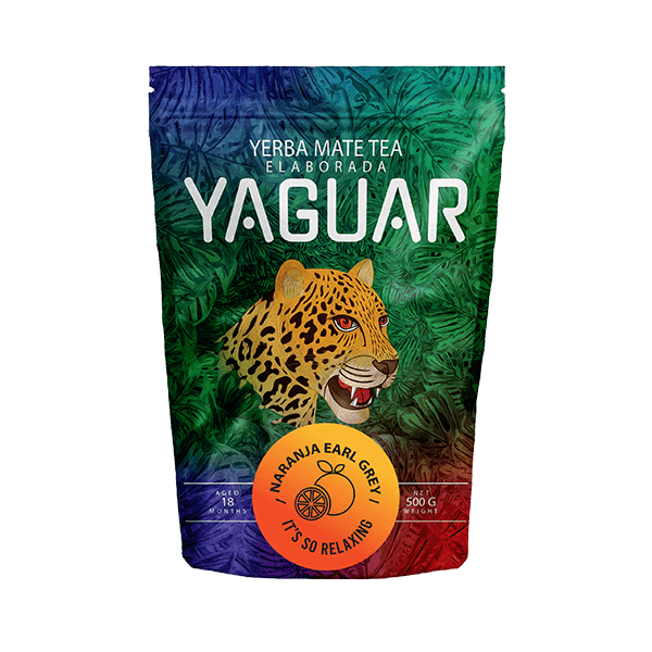 Yaguar Naranja Earl Grey - yerba mate orange