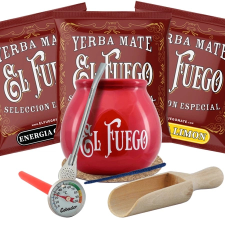 Yerba Mate Set 3x50g Calabash Bombilla