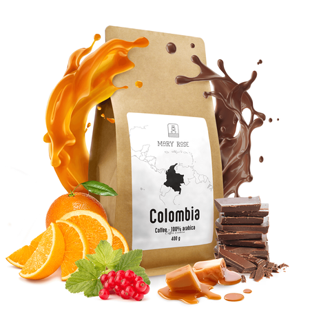 Mary Rose - Caffè in grani interi Colombia Medellin premium 400g