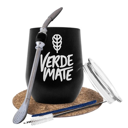 Set di Yerba Verde mate TermoLid + Calabash + Bombilla