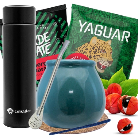 Yerba Mate Energia Verde 100g set TERMOS