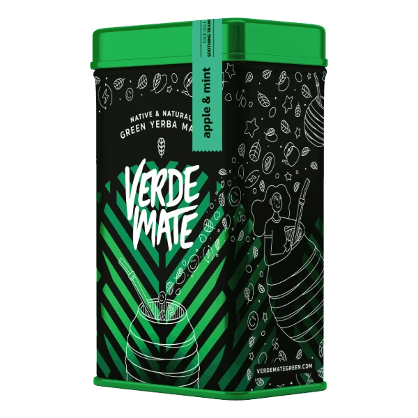 Yerbera - Lattina + Verde Mate Mela Verde e Menta 0,5 kg 