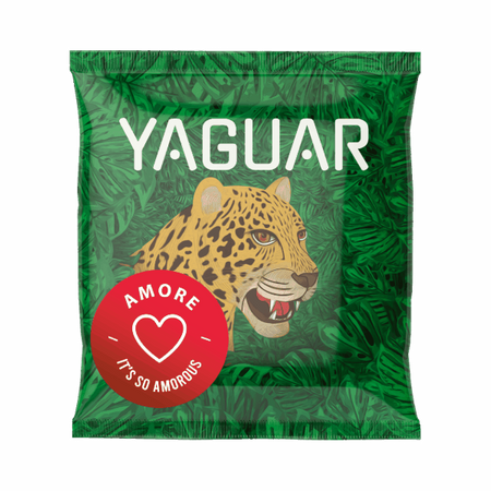 Yaguar Amore 50 g - yerba mate brasiliana con frutta ed erbe