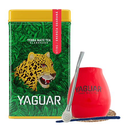 Set Yerbera Yaguar Energia 0,5 kg