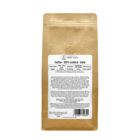 Mary Rose - caffè in grani interi India Karnataka premium 1kg