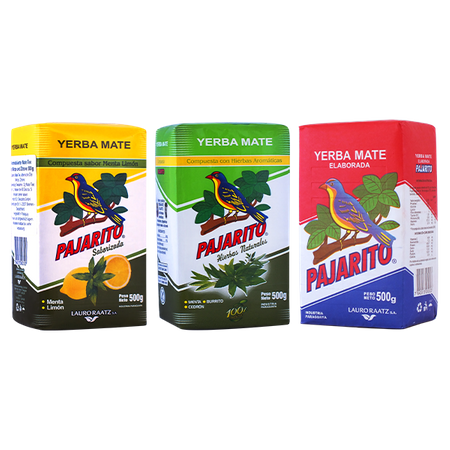 Pajarito Elaborada Con Palo + Saborizada + Hierbas Naturales 3 x 500g