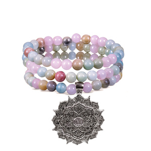 Bracciale / collana Mala – Lotus Flower