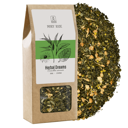 Mary Rose - Tè verde alle erbe - 50g