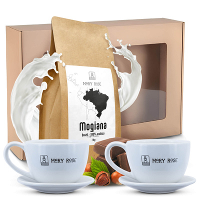 Set regalo Mary Rose caffè + 2 tazze