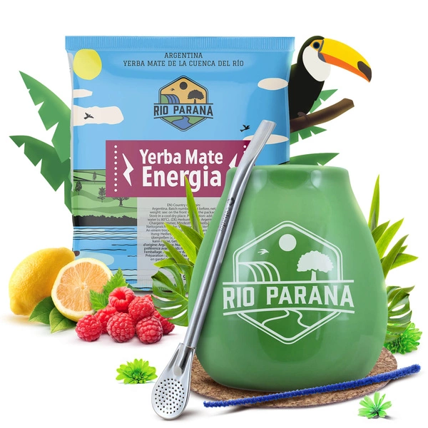 Set di Yerba Mate 50g Tazza di mate + Bombilla