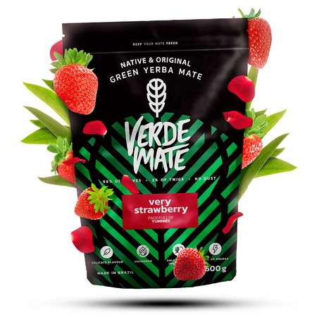 Yerba Verde Mate Molto Fragola 0,5 kg