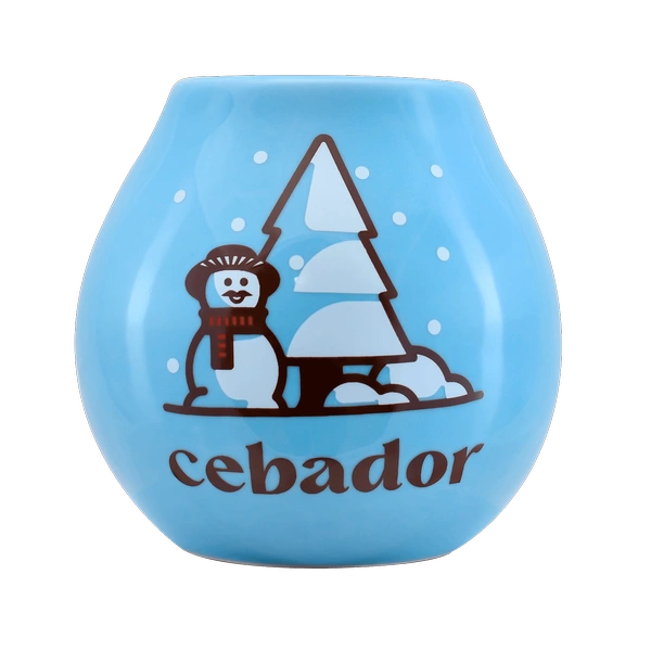 Calabash in ceramica - Pupazzo di neve 350ml