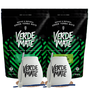 Set di Yerba Mate Verde Mate Herbal Energy 500g + Verde Mate Cactus de juarez 500g