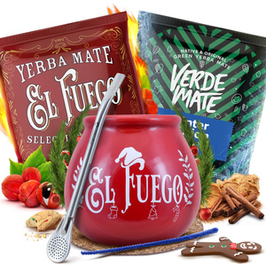 Set di Yerba Mate 2x50g Tazza di mate + Bombilla