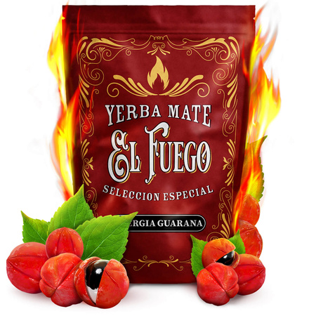 Set di Yerba Mate Verde Mate El Fuego Energia 2x500g + accessori
