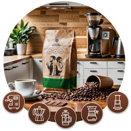 Set di Coffee Broastery Brazil Mogiana + Brazil Guaxupe + Brazil Cerrado 3x1kg (3kg)