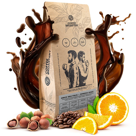 Coffee Broastery - Caffè in grani interi Amico dall'Italia Espresso Roast 1kg