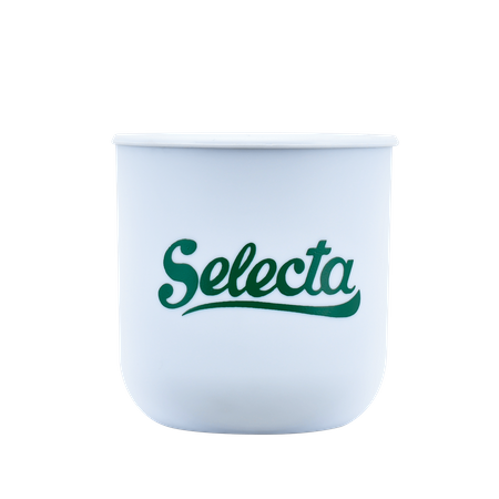 Calabash in plastica con logo Selecta (bianco) - 100ml