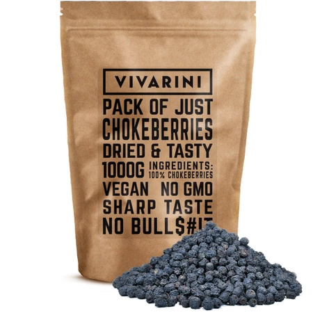 Vivarini – Bacche di aronia (essiccate) 1 kg
