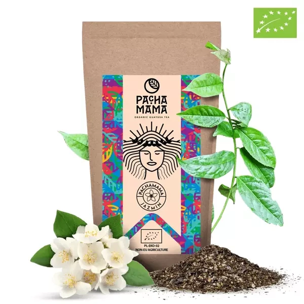 Guayusa Pachamama Jazmín - guayusa certificata biologica con gelsomino - 100g