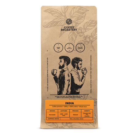 Coffee Broastery - Caffè in grani interi India Karnataka Premium 1kg