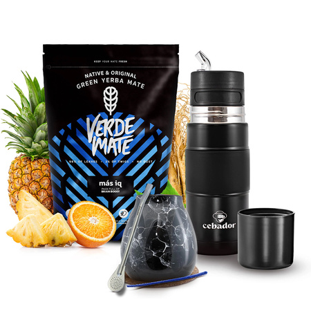 Set di Yerba Mate Verde Mate Mas IQ 500g 0,5kg Yerbomos + Tazza di mate + Bombilla