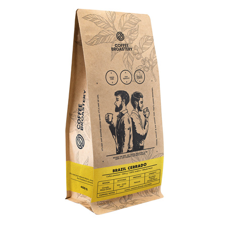 Coffee Broastery - Caffè in grani interi Brazil Cerrado Premium 400g