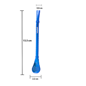 Bombilla Gringo 15,5 cm - Blu