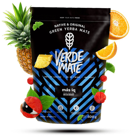 Set di Yerba Mate Verde Mate Mas IQ 500g 0,5kg Yerbomos + Tazza di mate + Bombilla