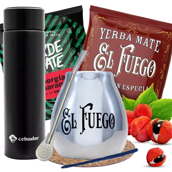 Set di Yerba Mate Yerbomos bombilla 2x50g