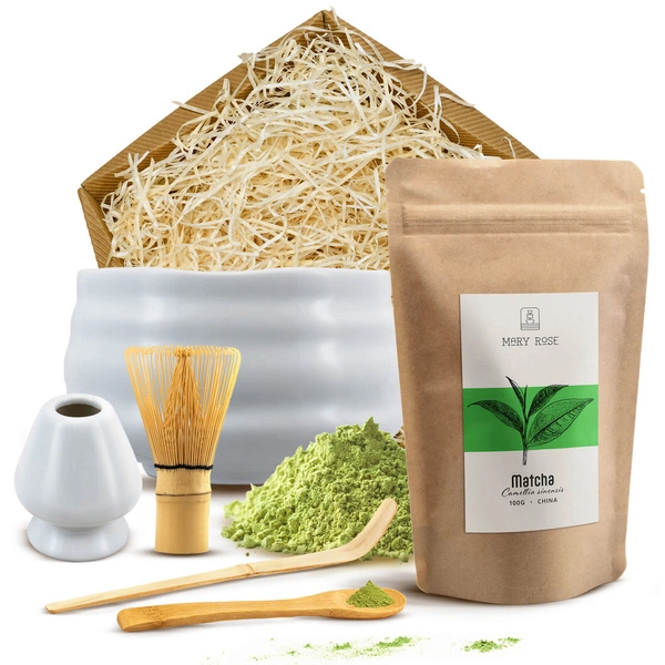 Set regalo per la preparazione del tè Matcha