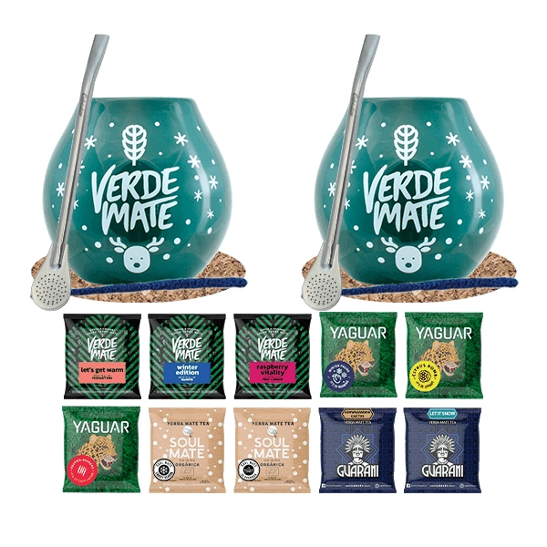 Set regalo di yerba mate per coppia 10 x 50 g