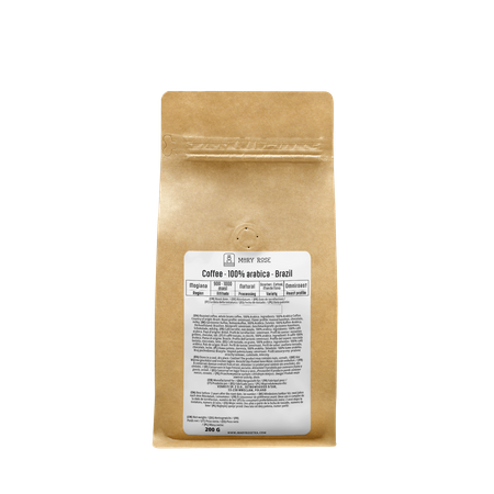 Mary Rose - Caffè in grani interi Brasile Mogiana premium 200g