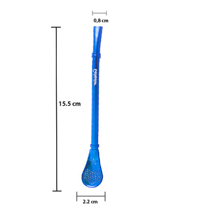 Bombilla Gringo 15,5 cm - Blu