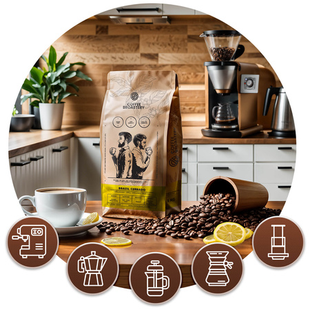 Set di Coffee Broastery Brazil Mogiana + Brazil Guaxupe + Brazil Cerrado 3x1kg (3kg)