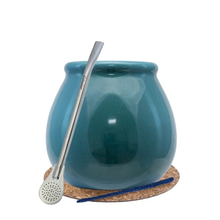 Kit di avviamento Yerba Mate bombilla LARGE CALABASH