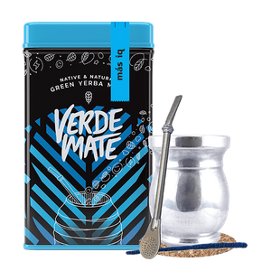 Set Yerbera Verde Mate Mas IQ 0,5 kg Palo Santo