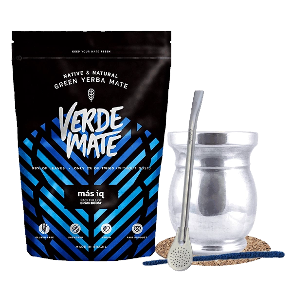 Set Yerba Verde Mate Mas IQ 0,5kg + Palo Santo