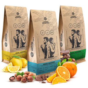 Set di Coffee Broastery Brazil Mogiana + Brazil Guaxupe + Brazil Cerrado 3x1kg (3kg)