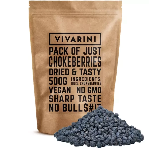 Vivarini – Bacche di aronia (essiccate) 0,5 kg