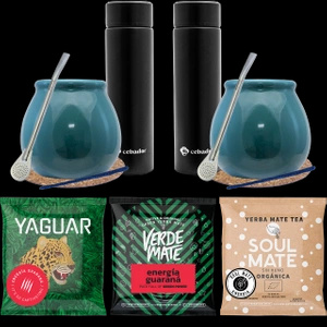 Set di Yerba Mate per due persone Energia Tazza di mate