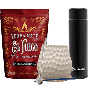 Set di Yerba Mate El Fuego Energia 500g Thermos