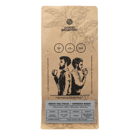 Coffee Broastery - Caffè in grani interi Amico dall'Italia Espresso Roast 1kg