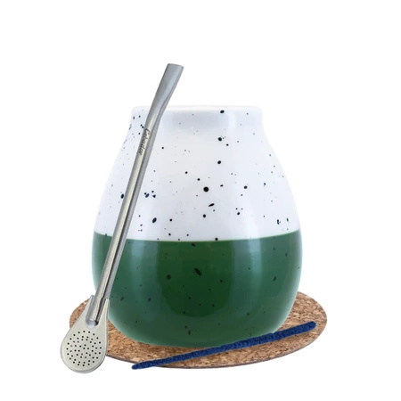 Yerba Mate set grande calabash bombilla