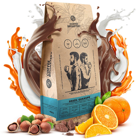 Coffee Broastery - Caffè in grani interi Brazil Guaxupe Premium 400g