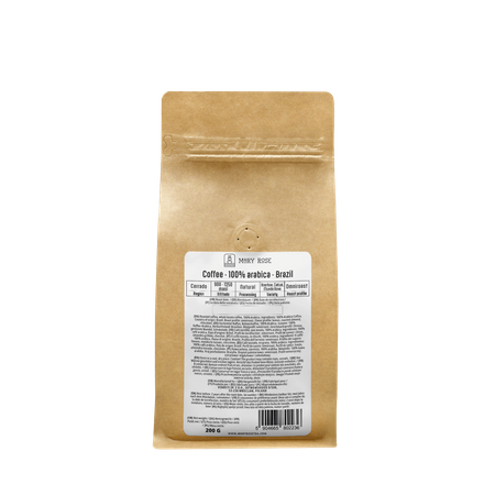 Mary Rose - Caffè in grani interi Brasile Cerrado premium 200g