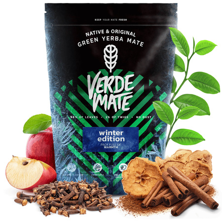 Set invernale PER DUE di Yerba Mate Zucca di mate Bombilla 1000g