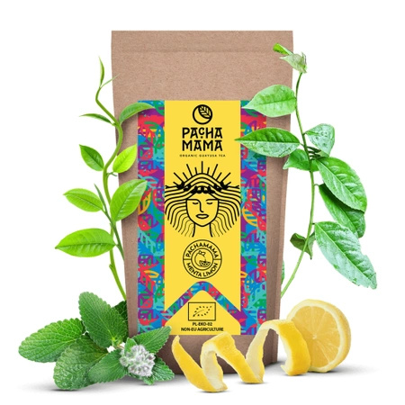 Guayusa Pachamama Menta Limón - certificato biologico - menta e limone - 100g