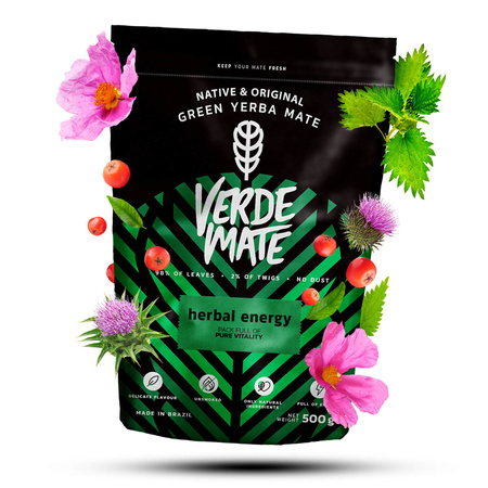 Set di Yerba Mate Verde Mate Herbal Energy 500g + Verde Mate Cactus de juarez 500g