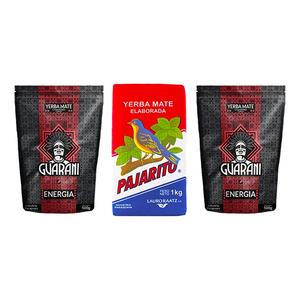 Pajarito Elaborada 1kg + Guarani Energia 2x500g